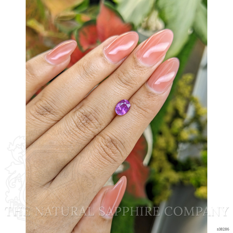 1.54 Ct. Pinkish Purple Sapphire from Ceylon (Sri Lanka)