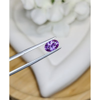 1.38 Ct. Pinkish Purple Sapphire from Ceylon (Sri Lanka) Life Style