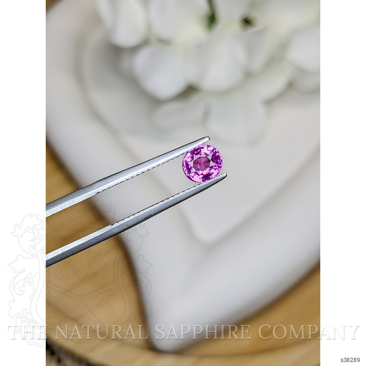 1.08 Ct. Purplish Pink Sapphire from Ceylon (Sri Lanka)