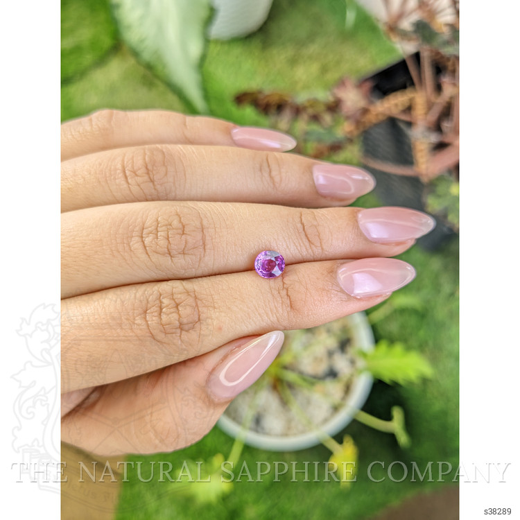 1.08 Ct. Purplish Pink Sapphire from Ceylon (Sri Lanka)