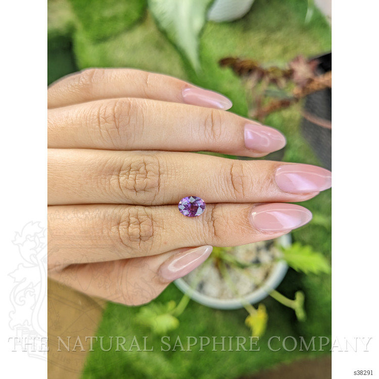 1.62 Ct. Pinkish Purple Sapphire from Ceylon (Sri Lanka)
