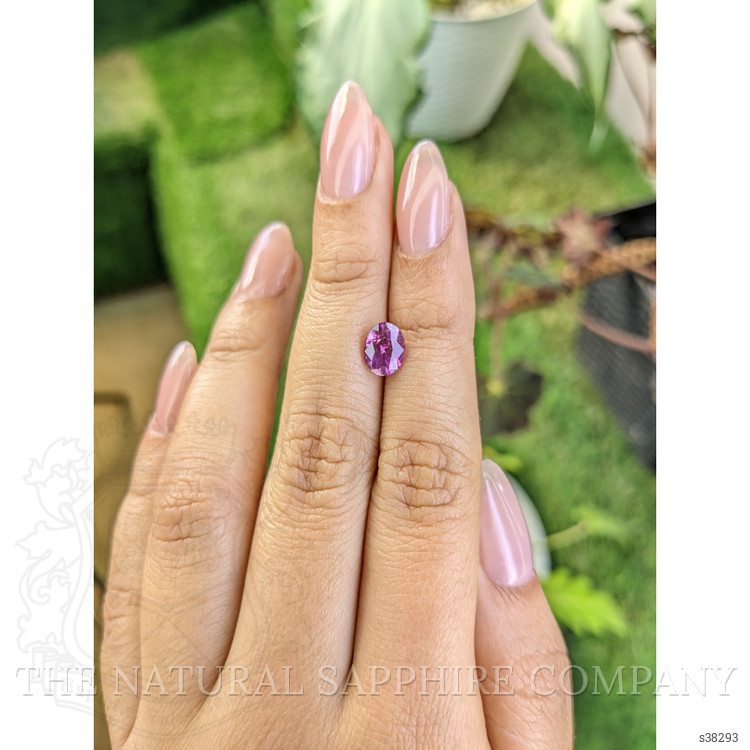 1.61 Ct. Pinkish Purple Sapphire from Ceylon (Sri Lanka)