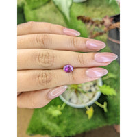 1.61 Ct. Pinkish Purple Sapphire from Ceylon (Sri Lanka) Life Style