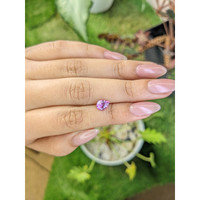 1.42 Ct. Pinkish Purple Sapphire from Ceylon (Sri Lanka) Life Style