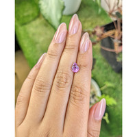 1.42 Ct. Pinkish Purple Sapphire from Ceylon (Sri Lanka) Life Style