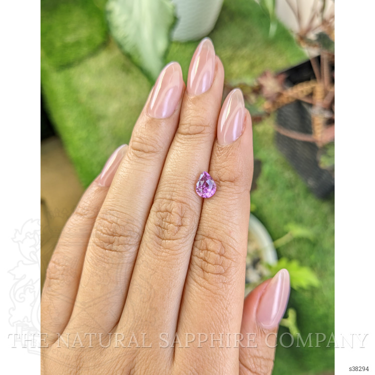 1.42 Ct. Pinkish Purple Sapphire from Ceylon (Sri Lanka)