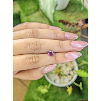 0.96 Ct. Purplish Pink Sapphire from Ceylon (Sri Lanka) Life Style