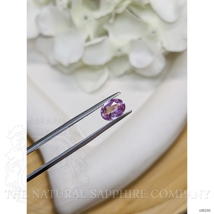 1.36 Ct. Pinkish Purple Sapphire from Ceylon (Sri Lanka)