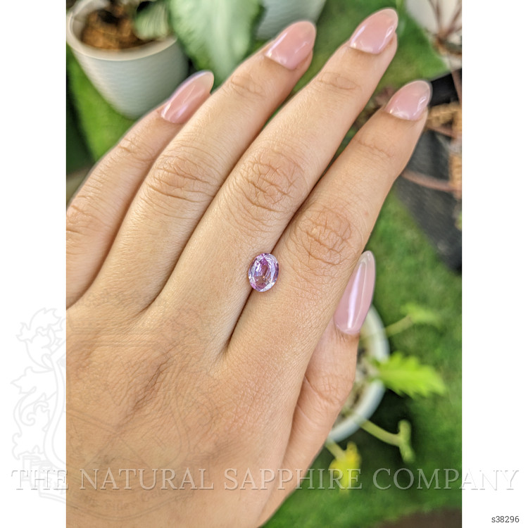 1.36 Ct. Pinkish Purple Sapphire from Ceylon (Sri Lanka)