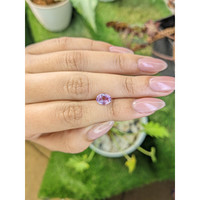 1.36 Ct. Pinkish Purple Sapphire from Ceylon (Sri Lanka) Life Style