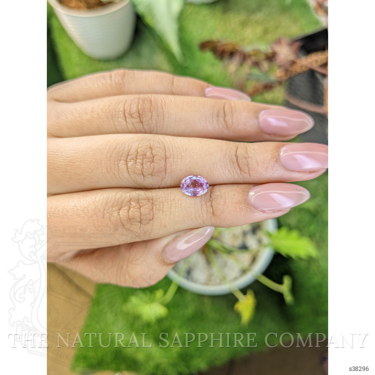 1.36 Ct. Pinkish Purple Sapphire from Ceylon (Sri Lanka)