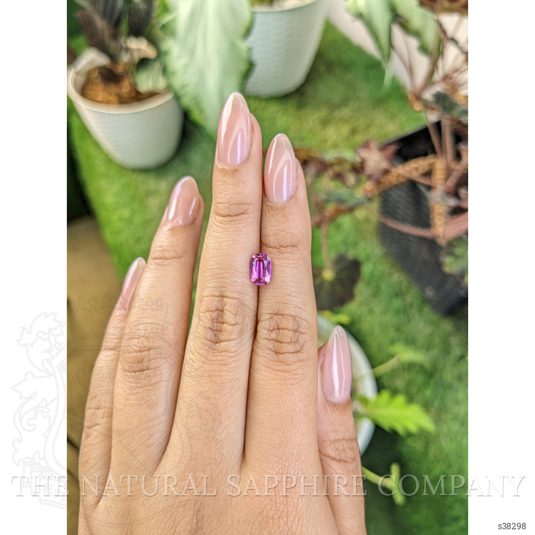 1.21 Ct. Purplish Pink Sapphire from Ceylon (Sri Lanka)