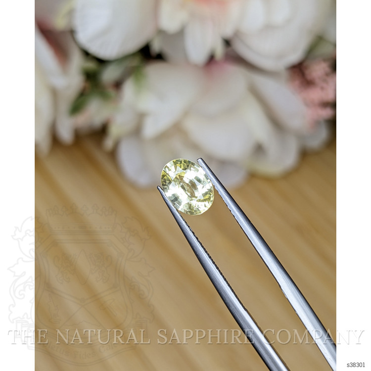 1.55 Ct. Yellow Sapphire from Ceylon (Sri Lanka)
