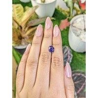 2.03 Ct. Bluish Purple Sapphire from Ceylon (Sri Lanka) Life Style