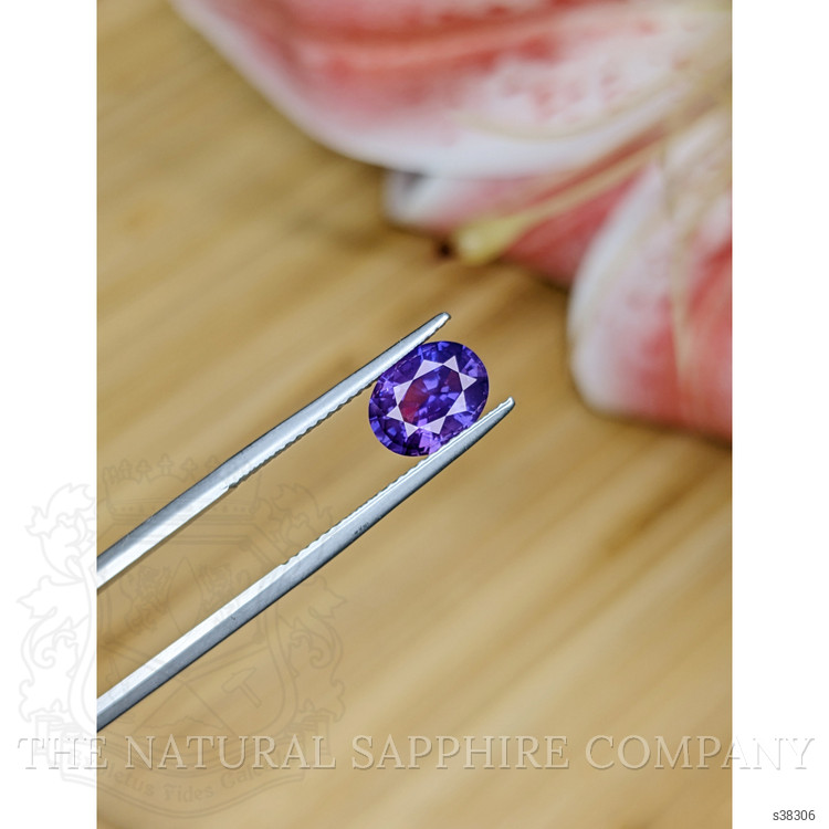 2.03 Ct. Bluish Purple Sapphire from Ceylon (Sri Lanka)