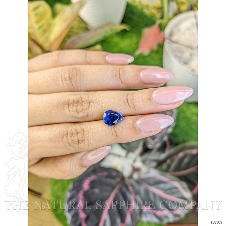 3.64 Ct. Blue Sapphire from Ceylon (Sri Lanka)