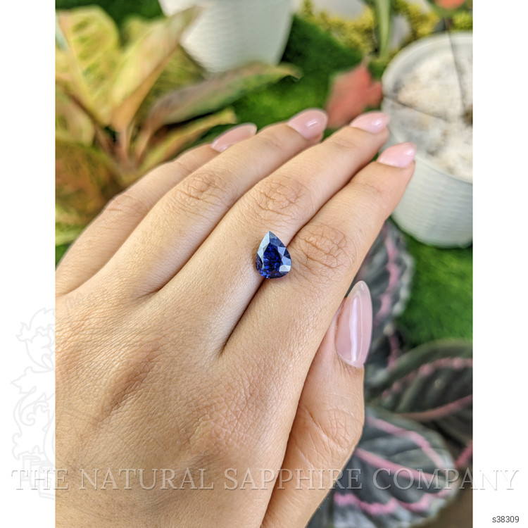 3.64 Ct. Blue Sapphire from Ceylon (Sri Lanka)