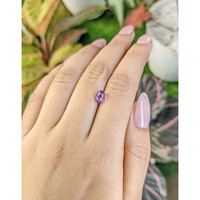 1.45 Ct. Pinkish Purple Sapphire from Ceylon (Sri Lanka) Life Style
