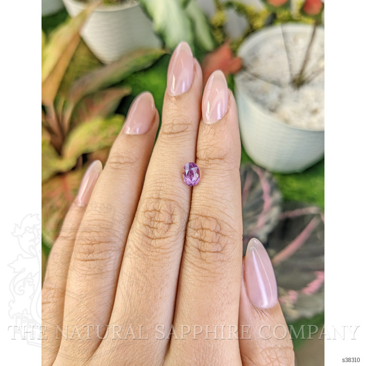 1.45 Ct. Pinkish Purple Sapphire from Ceylon (Sri Lanka)