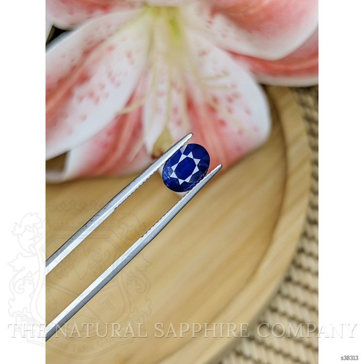 2.65 Ct. Blue Sapphire from Ceylon (Sri Lanka)