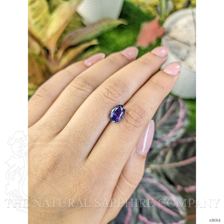 2.67 Ct. Purple Sapphire from Ceylon (Sri Lanka)