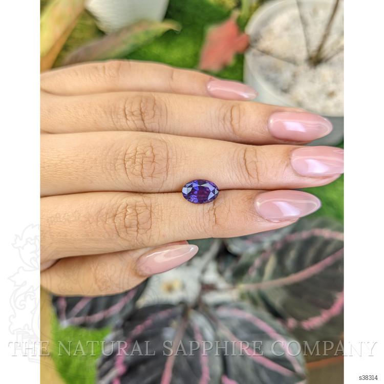2.67 Ct. Purple Sapphire from Ceylon (Sri Lanka)