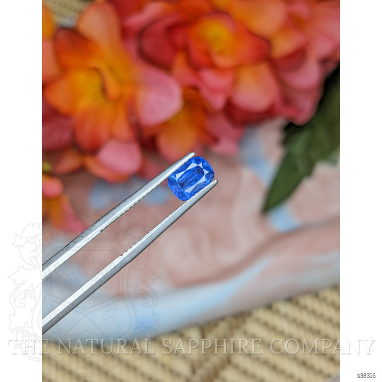 1.11 Ct. Blue Sapphire from Ceylon (Sri Lanka)
