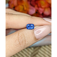 1.11 Ct. Blue Sapphire from Ceylon (Sri Lanka) Life Style