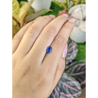 1.11 Ct. Blue Sapphire from Ceylon (Sri Lanka) Life Style