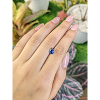 1.22 Ct. Blue Sapphire from Ceylon (Sri Lanka) Life Style