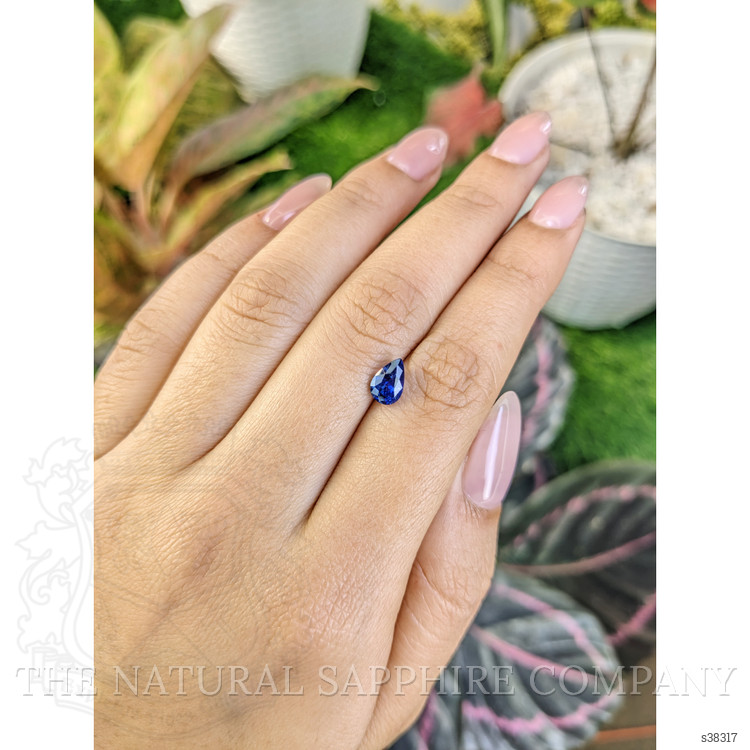 1.22 Ct. Blue Sapphire from Ceylon (Sri Lanka)