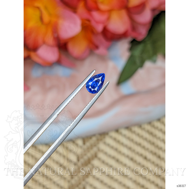 1.22 Ct. Blue Sapphire from Ceylon (Sri Lanka)
