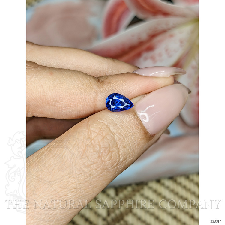 1.22 Ct. Blue Sapphire from Ceylon (Sri Lanka)