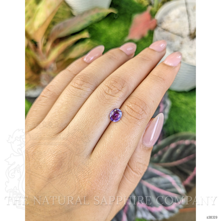 0.92 Ct. Purple Sapphire from Ceylon (Sri Lanka)