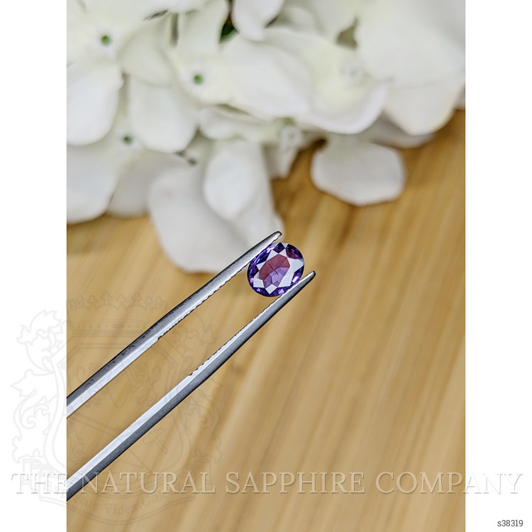 0.92 Ct. Purple Sapphire from Ceylon (Sri Lanka)