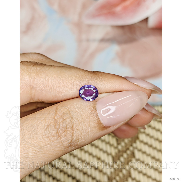 0.92 Ct. Purple Sapphire from Ceylon (Sri Lanka)