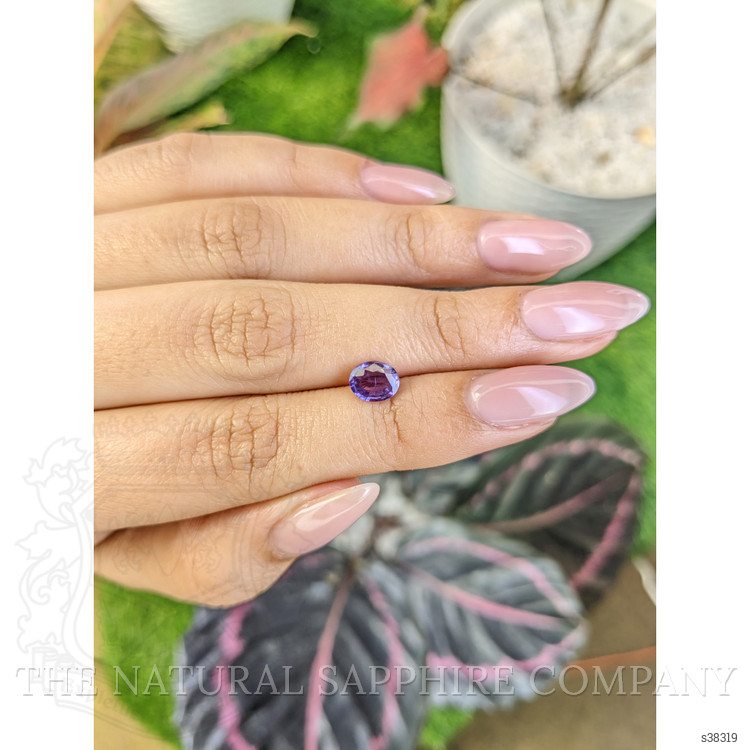 0.92 Ct. Purple Sapphire from Ceylon (Sri Lanka)