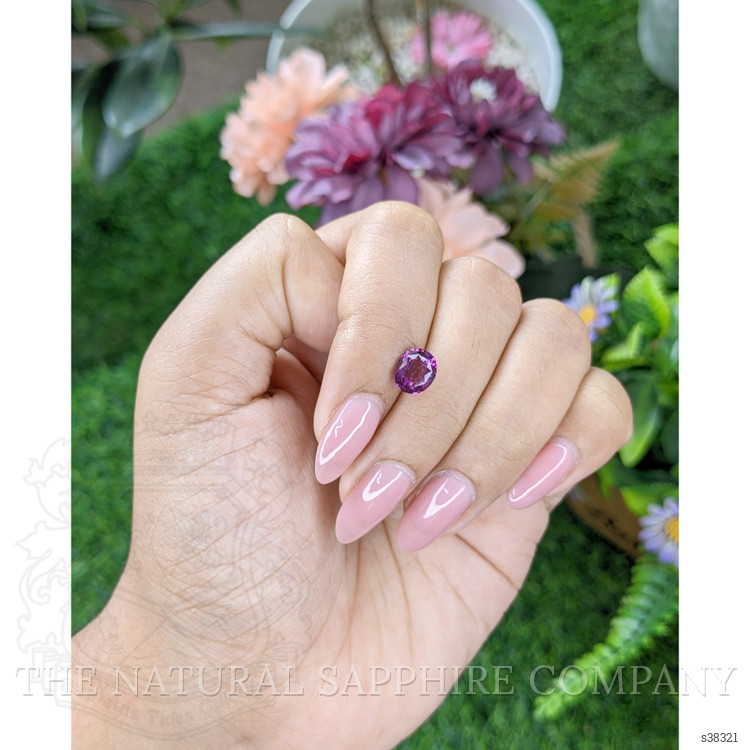 2.03 Ct. Pinkish Purple Sapphire from Ceylon (Sri Lanka)