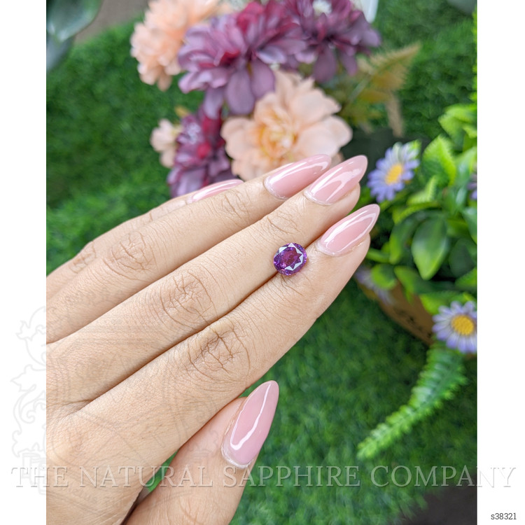 2.03 Ct. Pinkish Purple Sapphire from Ceylon (Sri Lanka)