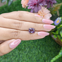 2.99 Ct. Pinkish Purple Sapphire from Ceylon (Sri Lanka) Life Style