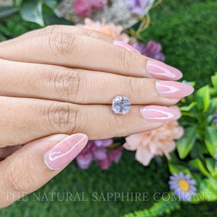 2.57 Ct. White Sapphire from Ceylon (Sri Lanka)