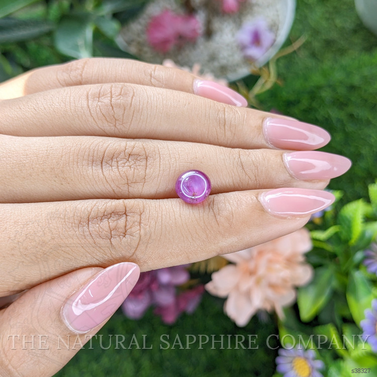 4.06 Ct. Purplish Pink Star Sapphire from Ceylon (Sri Lanka)