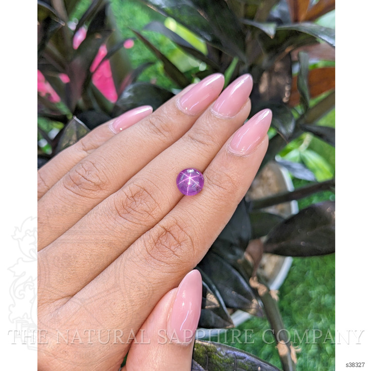 4.06 Ct. Purplish Pink Star Sapphire from Ceylon (Sri Lanka)