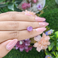 5.06 Ct. Purplish Pink Star Sapphire from Ceylon (Sri Lanka) Life Style