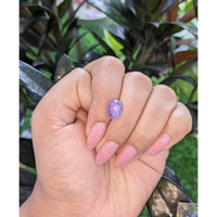 6.53 Ct. Bluish Purple Star Sapphire from Ceylon (Sri Lanka) Life Style