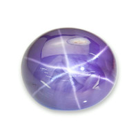 6.52 Ct. Violet Star Sapphire from Ceylon (Sri Lanka) Video