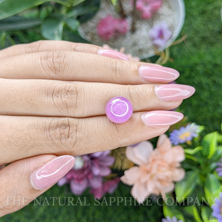 8.79 Ct. Purplish Pink Star Sapphire from Ceylon (Sri Lanka)