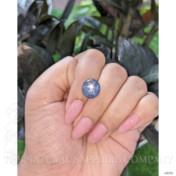 9.01 Ct. Blue Star Sapphire from Ceylon (Sri Lanka)