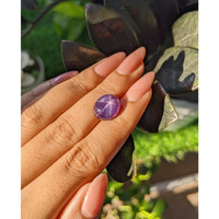 9.88 Ct. Purple Star Sapphire from Ceylon (Sri Lanka) Life Style