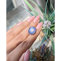 21.10 Ct. Blue Star Sapphire from Ceylon (Sri Lanka) Life Style